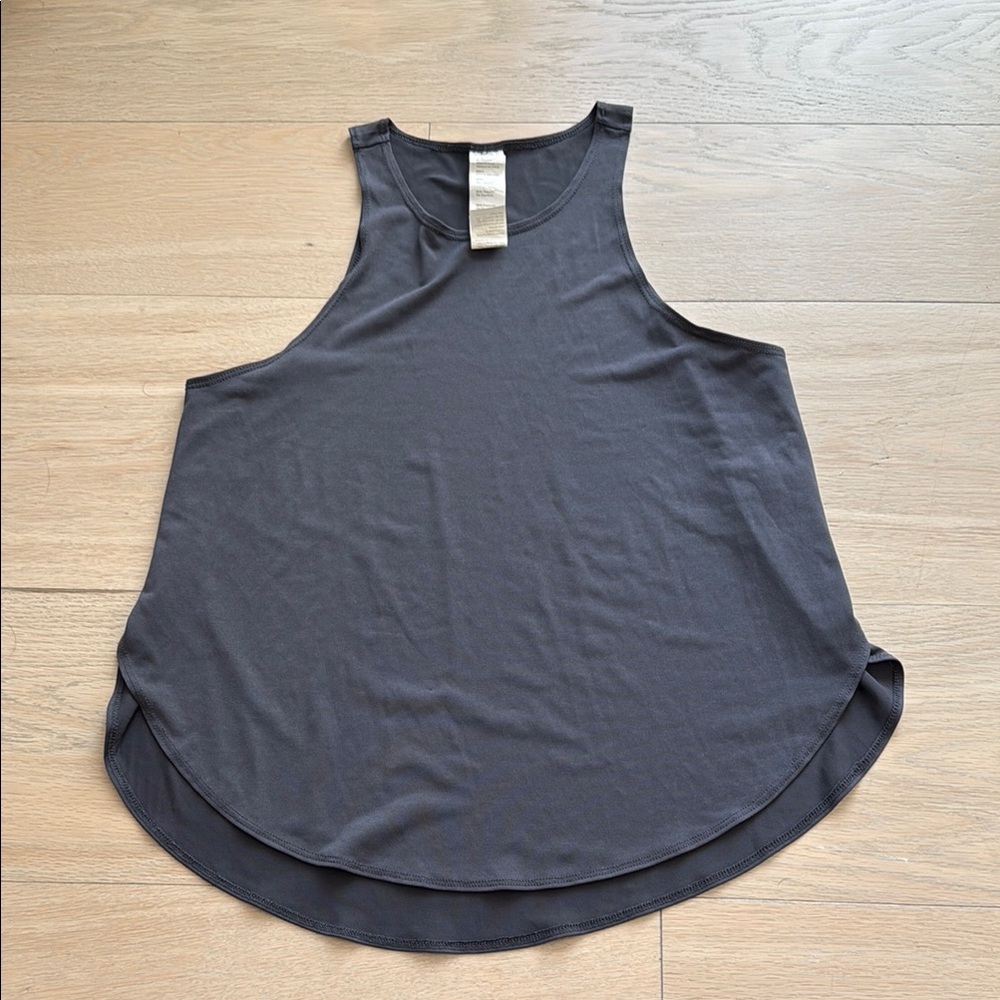 Fabletics Gray Relaxed Tank Top
